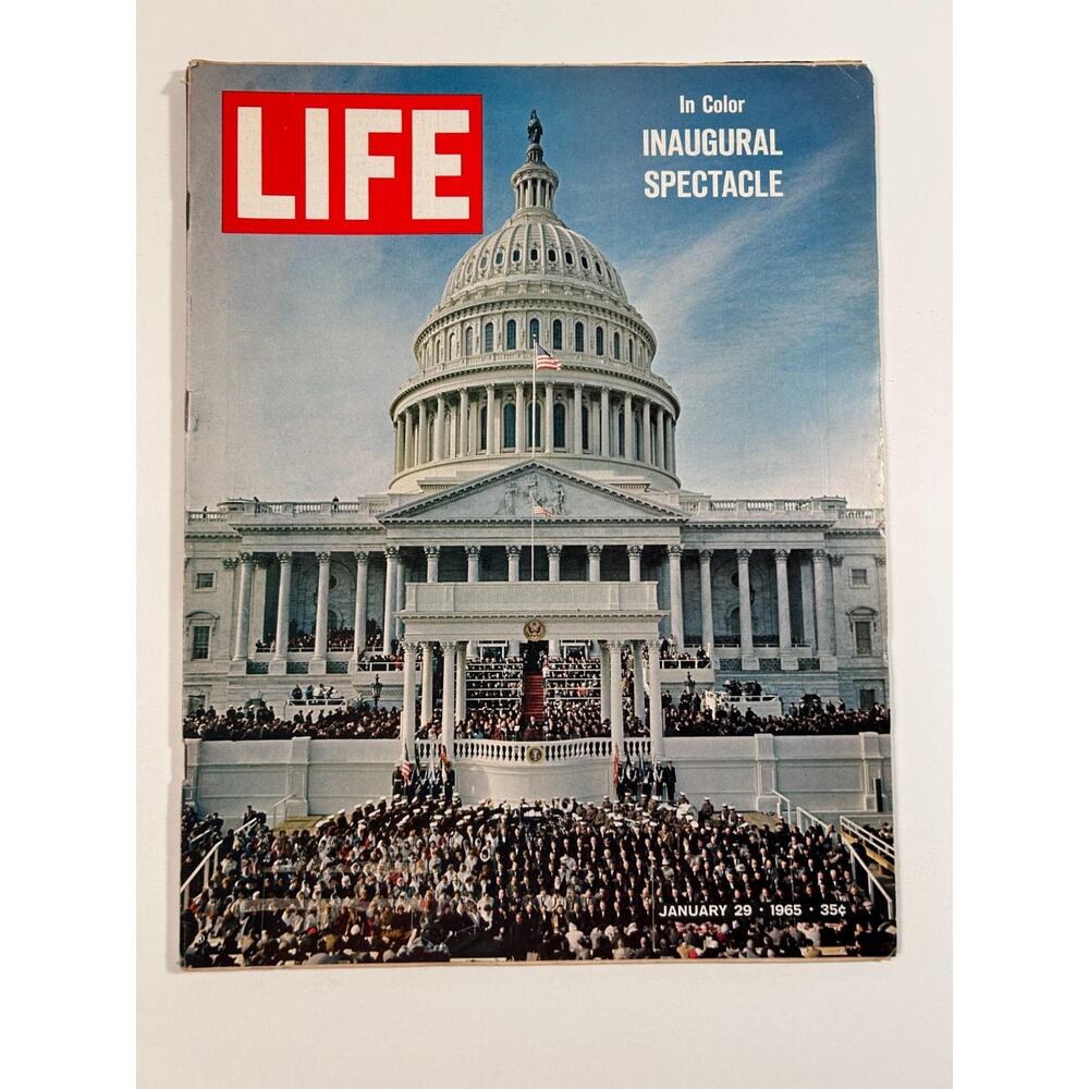 Vintage LIFE magazine January 29 1965 inaugural spectacle issue